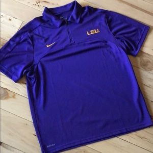 NWOT LSU Nike Dri-Fit Polo